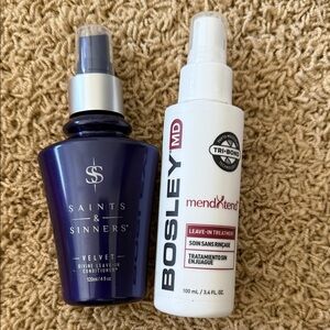Saints & Sinners and Bosley MD  hair products